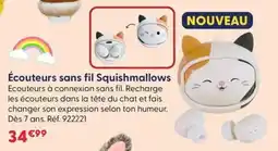 La Grande Récré Écouteurs sans fil squishmallows offre