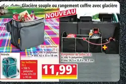 Norma Glacière souple ou rangement coffre avec glacière offre