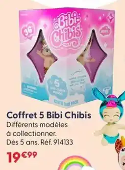 La Grande Récré Coffret 5 bibi chibis offre