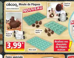 Norma CÉCOA Moule de Pâques offre