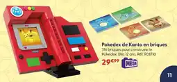 La Grande Récré Pokedex de kanto en briques offre