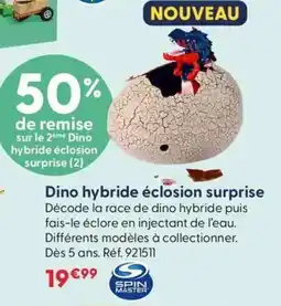 La Grande Récré Dino hybride éclosion surprise offre
