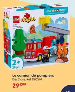 La Grande Récré Le camion de pompiers offre