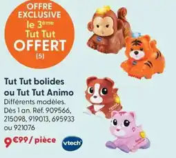 La Grande Récré Tut tut bolides ou tut tut animo offre