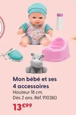 La Grande Récré Mon bébé et ses 4 accessoires offre