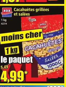 Norma XOX Cacahuètes grillées et salées offre