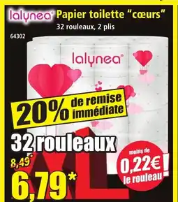 Norma LALYNEA Papier toilette cœurs offre