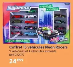 La Grande Récré Coffret 13 véhicules néon racers offre