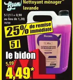 Norma BOOM! Nettoyant ménager lavande offre