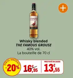 Coccinelle Express Whisky blended the famous grouse offre