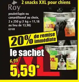 Norma ROY 2 snacks XXL pour chiens offre