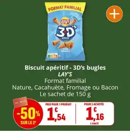 Coccinelle Express Biscuit apéritif 3d's bugles lay's offre