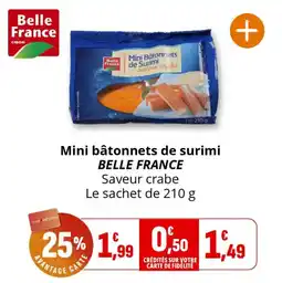Coccinelle Express Mini bâtonnets de surimi belle france offre