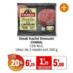 Coccinelle Express Steak haché limousin charal offre