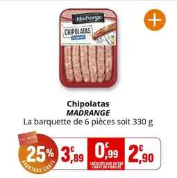Coccinelle Express Chipolatas madrange offre