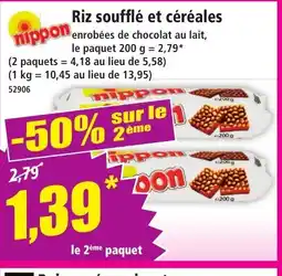 Norma NIPPON Riz soufflé et céréales offre