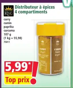 Norma Distributeur à épices 4 compartiments offre