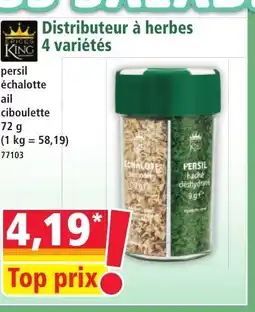 Norma Distributeur à herbes 4 variétés offre