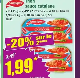 Norma SAUPIQUET Thon sauce catalane offre