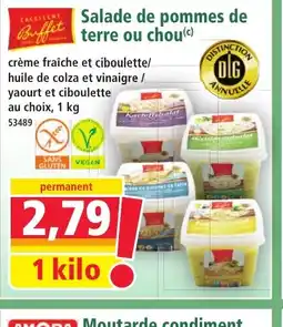 Norma Salade de pommes de terre ou chou offre
