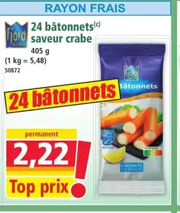Norma FJORD 24 bâtonnets saveur crabe offre