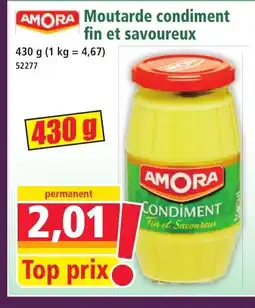 Norma AMORA Moutarde condiment fin et savoureux offre
