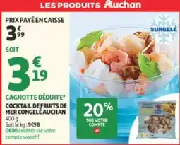 Auchan Supermarché Auchan - cocktail de fruits de mer congele offre
