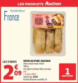 Auchan Supermarché Auchan - nems au porc offre