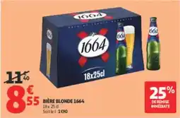 Auchan Supermarché Kronenbourg - bière blonde 1664 offre