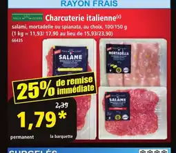Norma VILLA GUSTO Charcuterie italienne offre