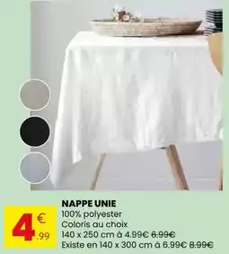 Stokomani Nappe unie offre