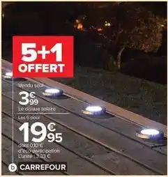 Carrefour Market Carrefour - le disque solaire offre