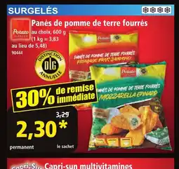 Norma Panés de pomme de terre fourrés offre