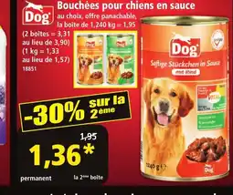 Norma DOG Bouchées pour chiens en sauce offre