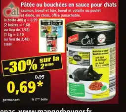 Norma CAT Pâtée ou bouchées en sauce pour chats offre