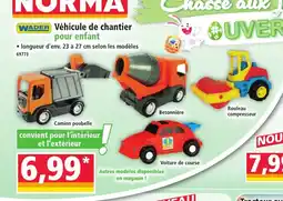 Norma WADER Véhicule de chantier pour enfant offre