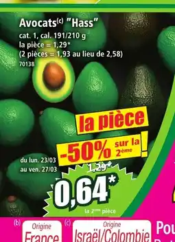 Norma Avocat Hass offre