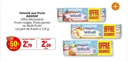 Coccinelle Express Velouté aux fruits danone offre