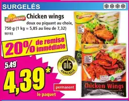 Norma GUT LANGENHOF Chicken wings offre
