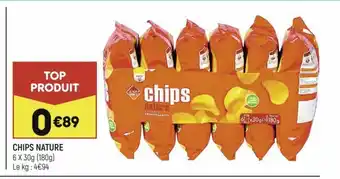 Leader Price Chips Nature offre