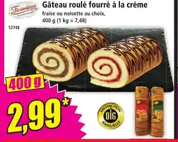 Norma FÜRSTENKLASSE Gâteau roulé fourré à la crème offre
