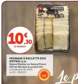 Utile Fromage à raclette duo distral offre