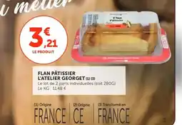 Utile Flan pâtissier l'atelier georget offre