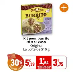 Coccinelle Express Kit pour burrito old el paso offre