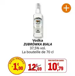 Coccinelle Express Vodka zubrówka biala offre