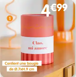 b&m Bougie dans boîte ronde offre