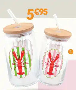 b&m Lot de 2 verres gobelets en verre offre