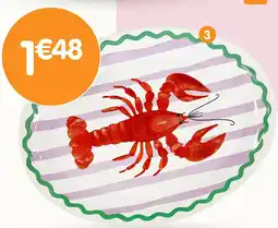 b&m Plateau plastique motif homard offre