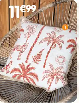 b&m Coussin coton avec motif offre