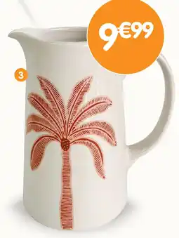 b&m Vase pichet palmier offre